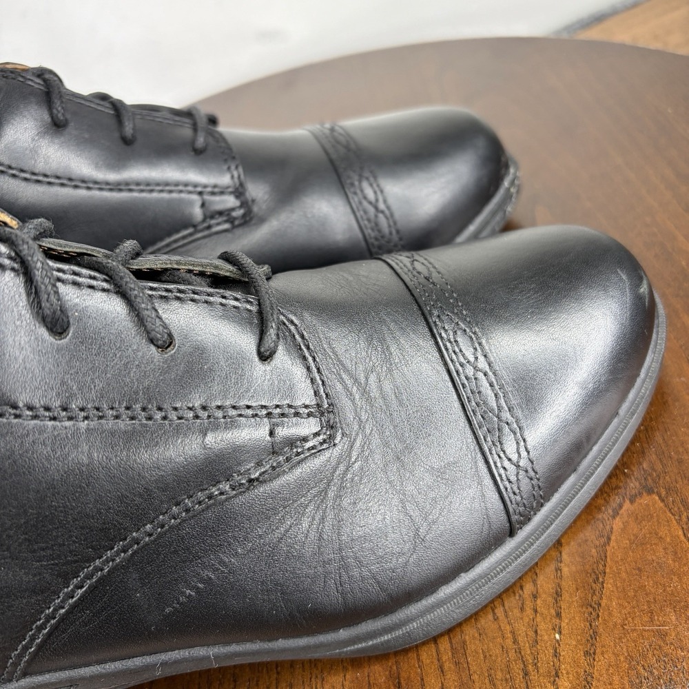 Ariat Paddock Boots Women's 9.5B Black Leather Combat Comfort Lace Up 56301 - Picture 14 of 16